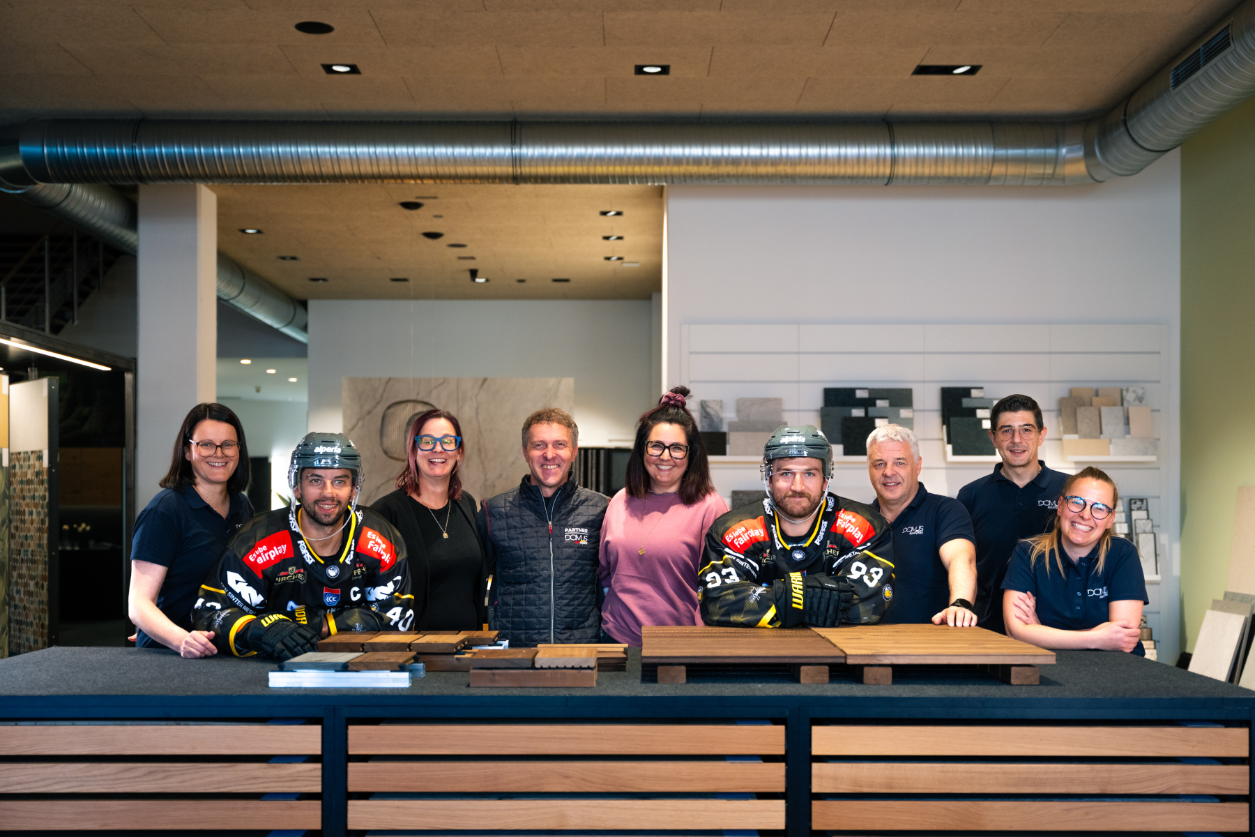DOMUS bauexpert offizieller Partner des HC Falkensteiner Pustertal