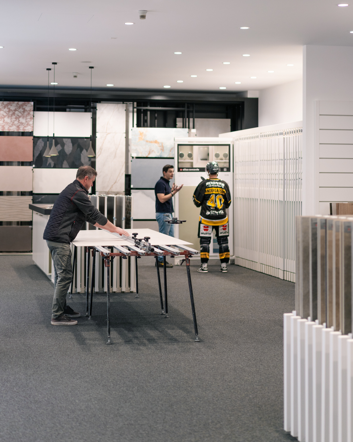 Der DOMUS bauexpert Showroom in der Bruneckerstraße 30, St. Lorenzen