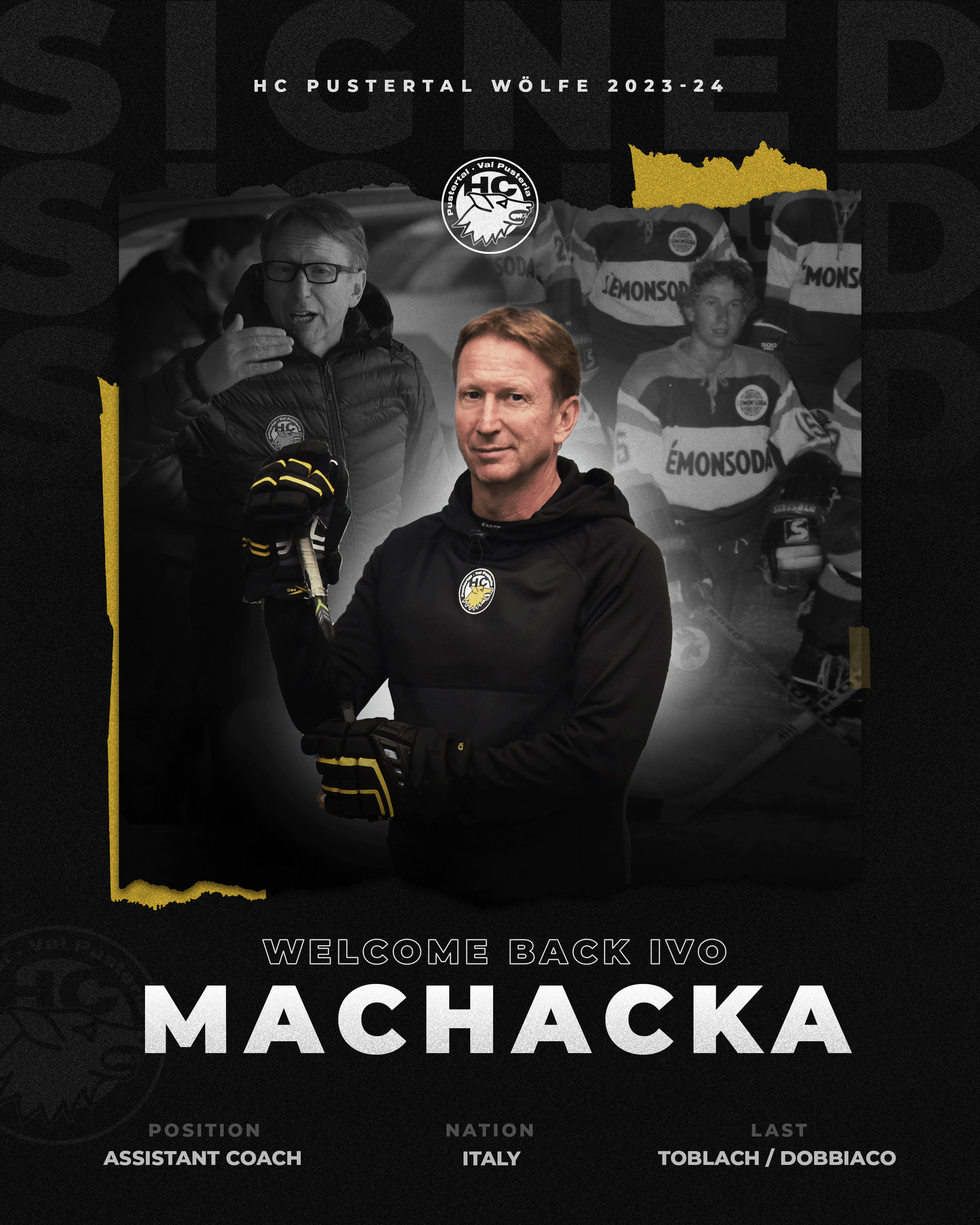 Il nuovo assistente sará Ivo Machacka