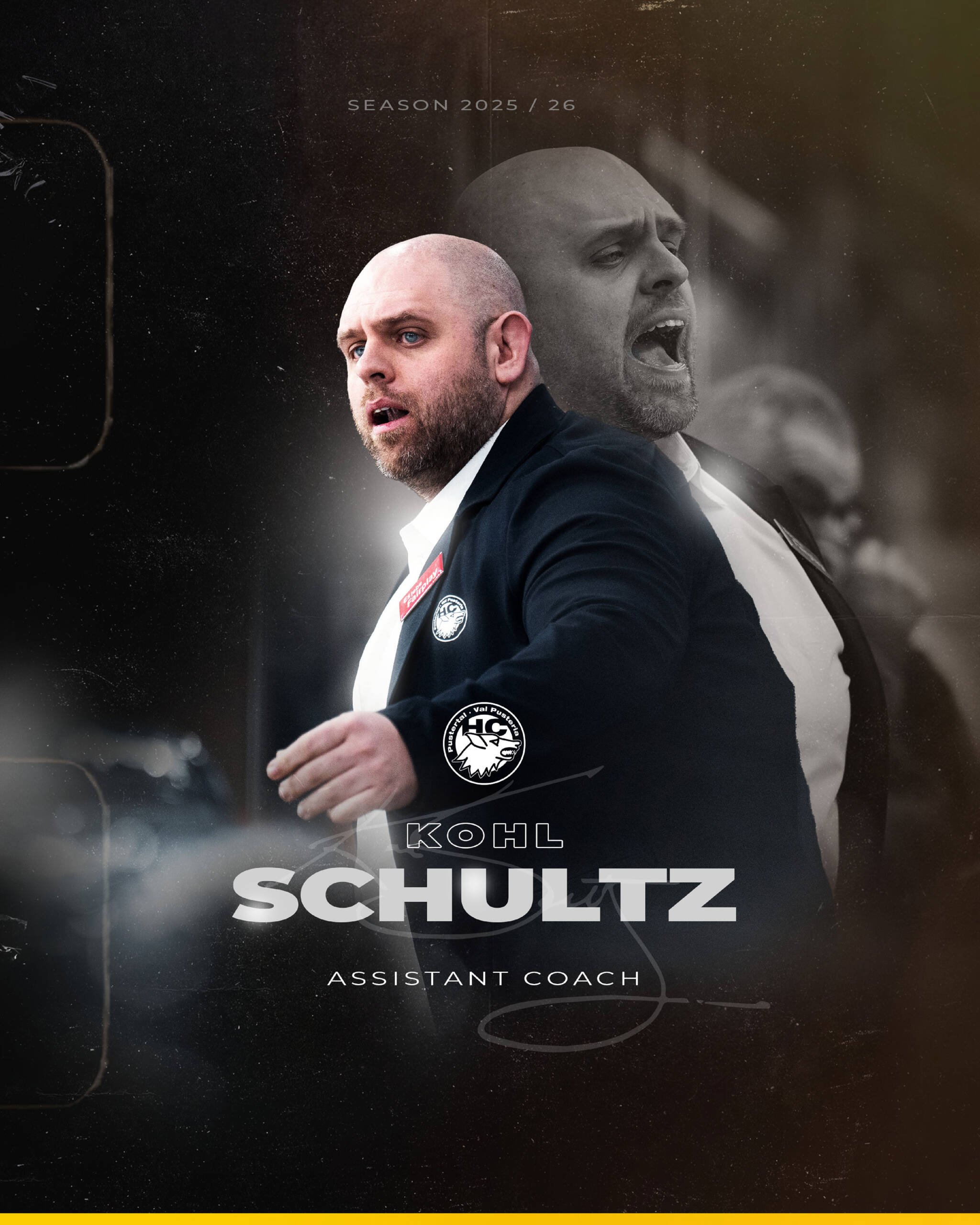 Kohl Schultz bleibt Assistant Coach des HC Pustertal