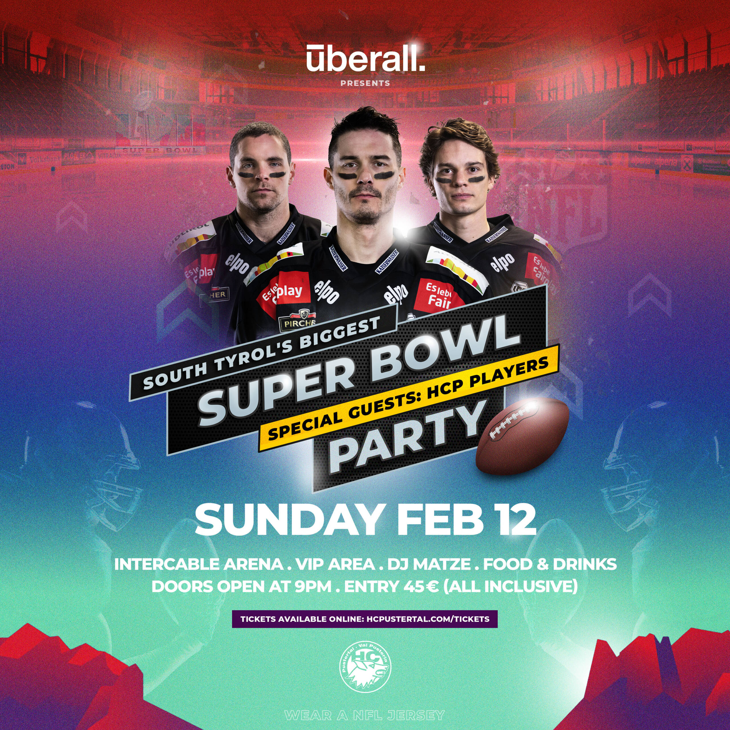 HC Pustertal Super Bowl Party 2023