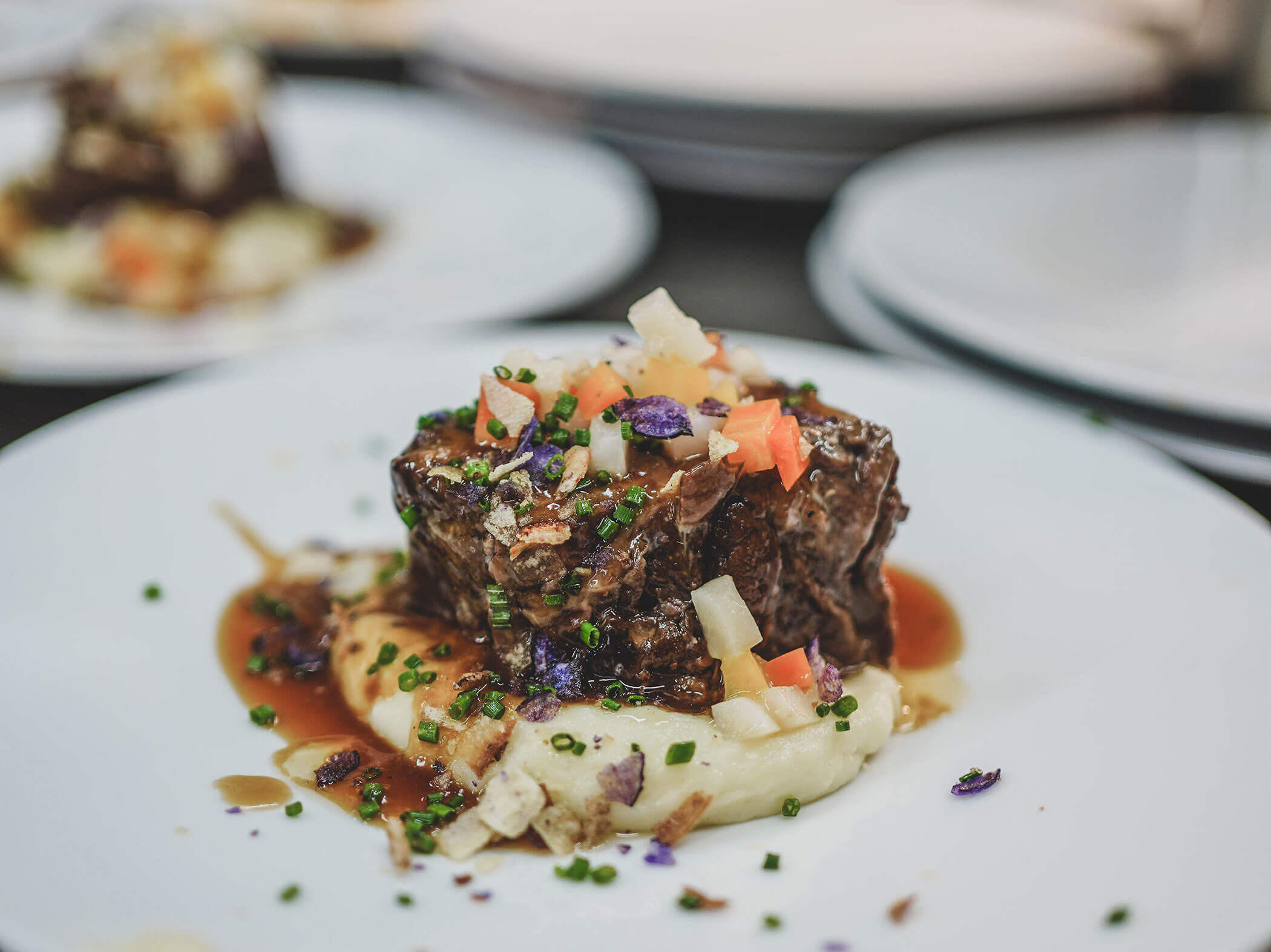 Culinary Partner Hauptspeise im Wolves Busienss Club